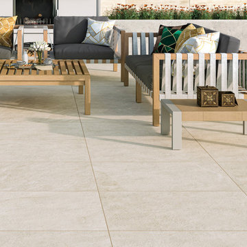 Beige Outdoor Porcelain Paving - Royale Stones