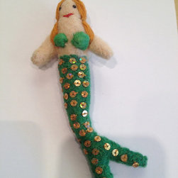 Green Mermaid - Christmas Ornaments
