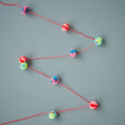 Pom Pom Garland - Wreaths And Garlands