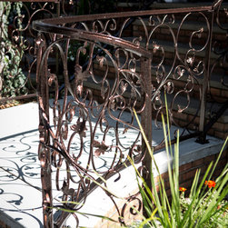 Wrought Iron Railing and Gate. - Home Fencing And Gates
