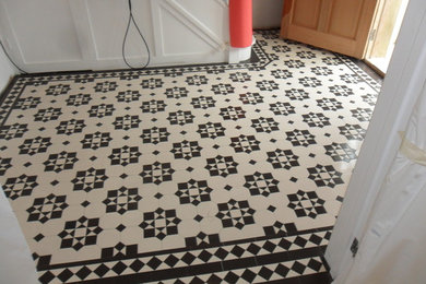 Tenby Geometric hallway tiled in Essex