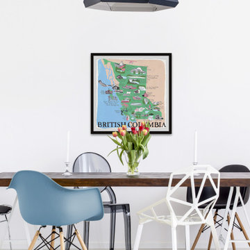 "British Columbia Adventures" Framed Painting Print