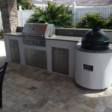 outdoor kitchen