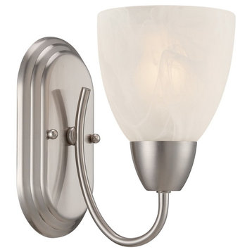 Designers Fountain Torino Wall Sconce, Brushed Nickel