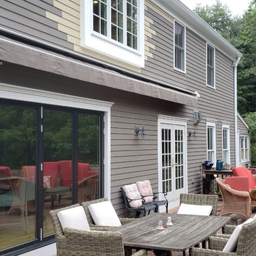 Alutex Madera Retractable Awning Installed Over Deck