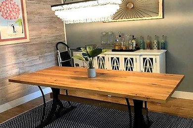 Mountain style dining room photo in Cincinnati