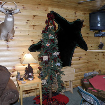 Man Cave mantles and corner shelves