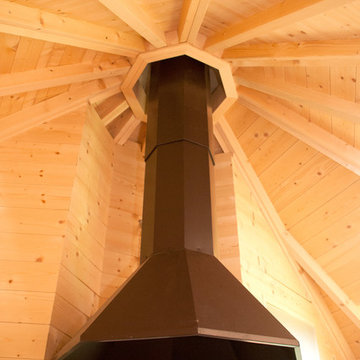 KOTA | kombinierte Sauna-/Grillhütte für Privat und Hotellerie