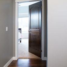 Dark doors, White Trim