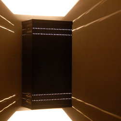 Punched Copper Wall Light - Wall Sconces