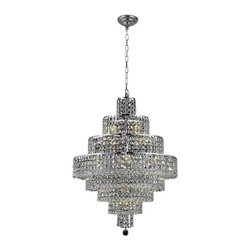 Elegant Lighting - Elegant Lighting 2039D26C/SS Chandelier Maxim - Chandeliers