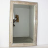 Haussmann Mirror Teak Rectangle 22 x 35 in H (16 x 29) Agate Grey