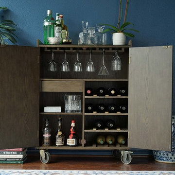 Smith Rolling Bar Cart