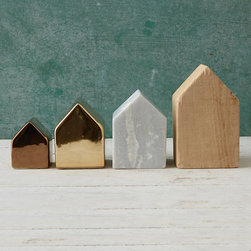 Copper Decorative House - Holiday Decorations