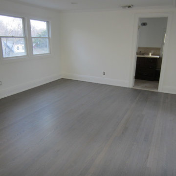 PORT WASHINGTON REFINISH: CUSTOM GREY STAIN & 3 COATS BONA NATURALE EXTRA MATTE