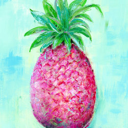 A pink Pineapple - Sold - Paintings