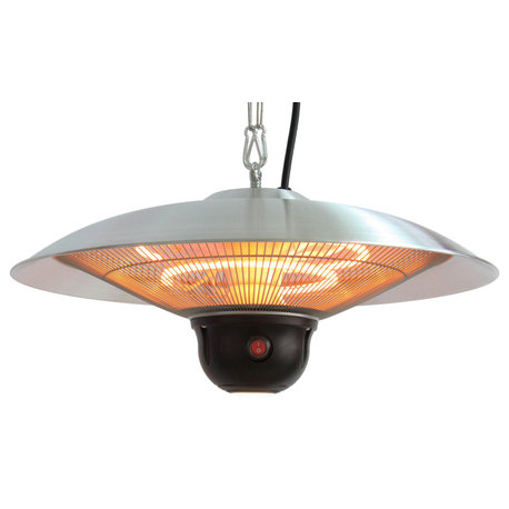 Infrared Electric Outdoor Heater, Hanging With Led and Remote