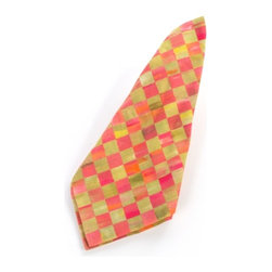 Tulip Check Napkin | MacKenzie-Childs - Napkins