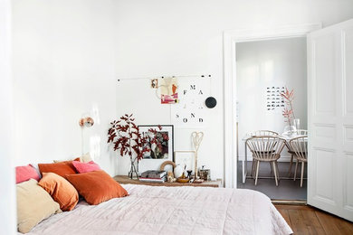 Transitional bedroom in Stockholm.