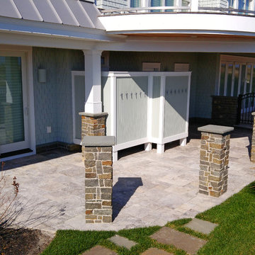 Silver Travertine Tumbled Pavers