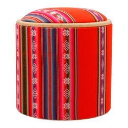Pomada - Aguayo-0range Box Ottoman - Footstools And Ottomans