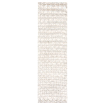 Safavieh Couture Natura Collection NAT276 Rug, Ivory, 2'3"x8'