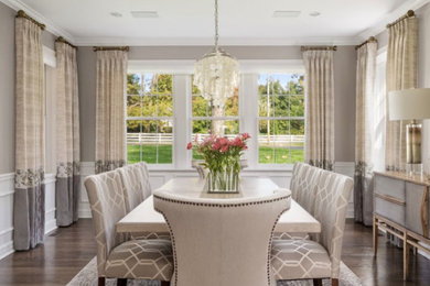 Inspiration for a transitional dining room remodel in Tampa