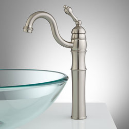 TREVENA SINGLE-HOLE VESSEL FAUCET WITH POP-UP DRAIN - Bathroom Sink Faucets
