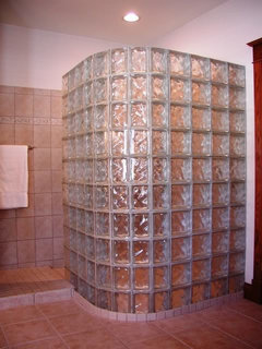 Glass block shower...tough install? Does it go?