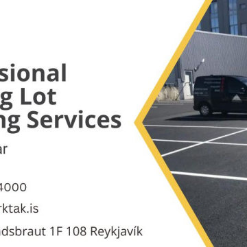 Professional Parking Lot Painting Services | BS Verktakar