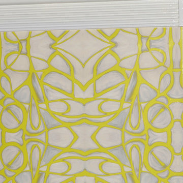51514 Chartreuse Installed in Family Room