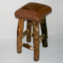 Eclectic Bar Stools And Counter Stools by JHE's Log Furniture Place