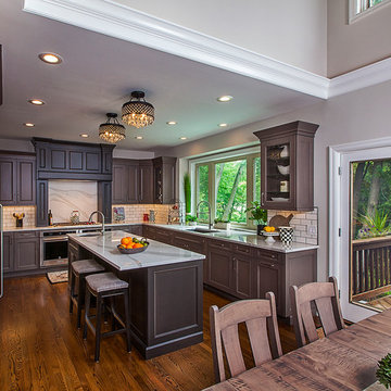 Gray, Graceful & Gourmet Kitchen