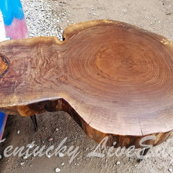 Tree Slice Coffee Table - Side Tables And End Tables