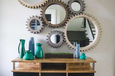 Example of a minimalist entryway design in Other