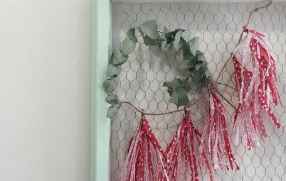 Hazlo tú mismo: Una guirnalda de flecos para decorar la casa