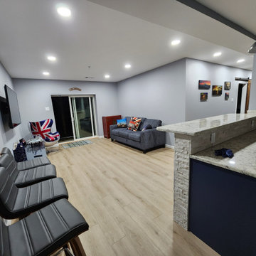 Basement remodel in Doylestown, PA