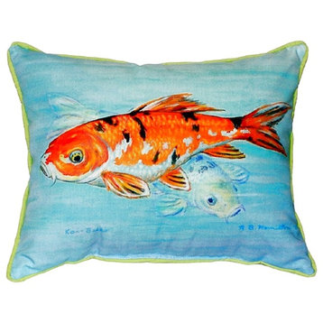 Koi Small Indoor/Outdoor Pillow 11x14 - Set of Two
