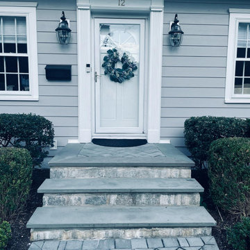 Elegant Gray Raillings for a Safe and Stylish Entryway