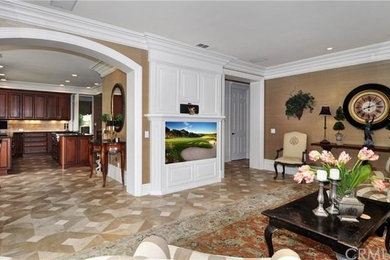 Living room - traditional living room idea in Orange County