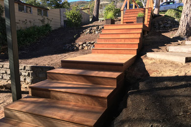 Contemporary staircase in Melbourne.