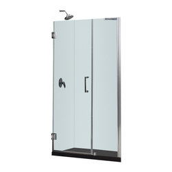 DreamLine - DreamLine Shower Door With 24" Stationary Panel and Support Arm - Showerheads And Body Sprays