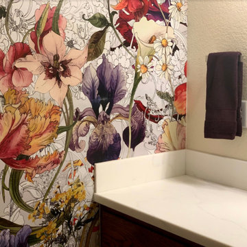 Vibrant Solid Surface Bathroom