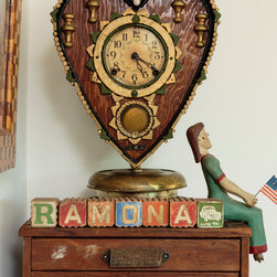 Detail from Ramona Otto's studio - Mixed Media Art