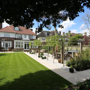 Garden landscaping in Putney