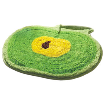Naomi - Green Apple Kids Room Rugs (21-7/8 by 19-5/8 inches)