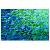 Splash Out Green Area Rug, 72.5"x52.5"