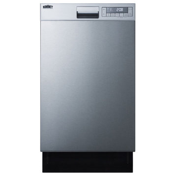 Summit DW184ADA 18"W 8 Place Setting Energy Star Rated Built-In - Stainless