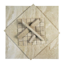 Ivory Travertine Tiles for Floor and Walls - Wall And Floor Tile