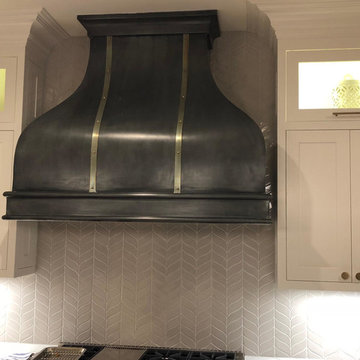 Custom Zinc Range Hood